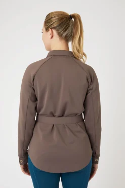 Outlet horze Alyssa skjortejakke til dame IronGreyBrown