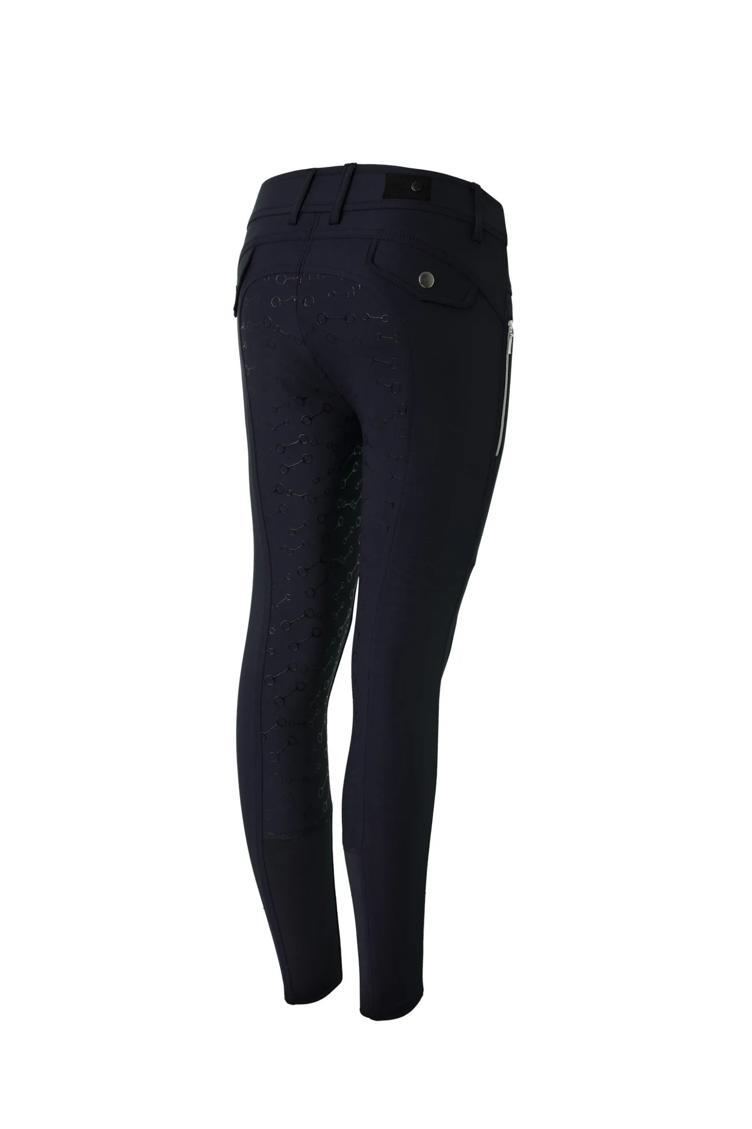 Clearance horze Andrea helforsterkede ridebukser med høyt liv, barn DarkNavy