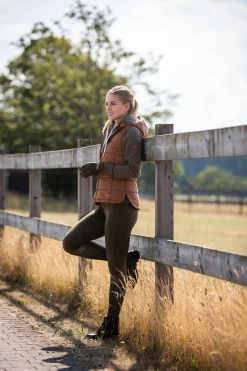 Hot horze Anne fôret ridevest til dame CaramelCafé
