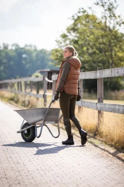 Hot horze Anne fôret ridevest til dame CaramelCafé