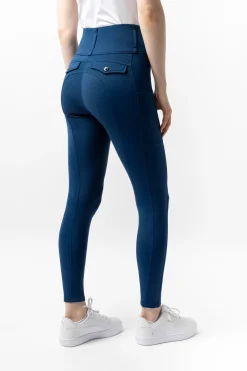 Sale horze Anya Hybrid Thermotights med Fullgrip Deepseablue