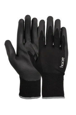 horze arbeidshansker sommer Black