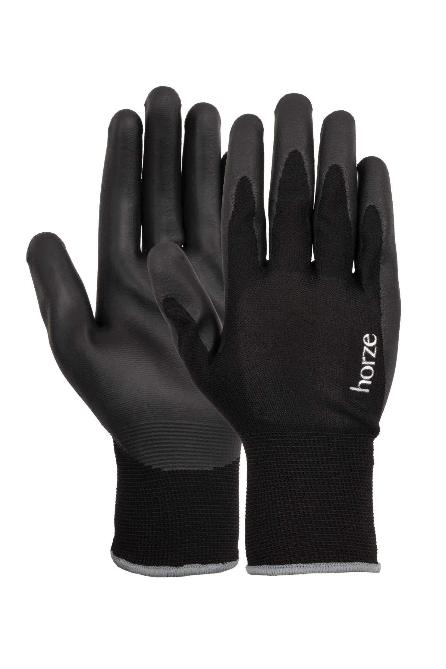 horze arbeidshansker sommer Black