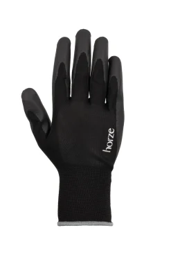 horze arbeidshansker sommer Black