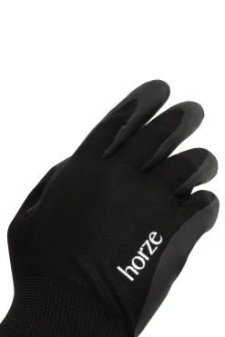 horze arbeidshansker sommer Black