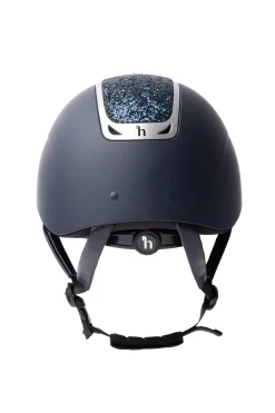 Online horze Arix II ridehjelm med krystallornament DarkBlue/DarkBlue