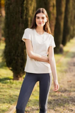 Sale horze Asa funksjonell t-skjorte til dame StarWhite