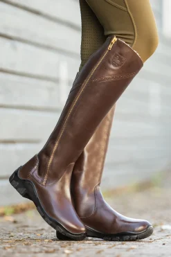 Discount horze Aspen ridestøvler, vinter, dame DarkBrown