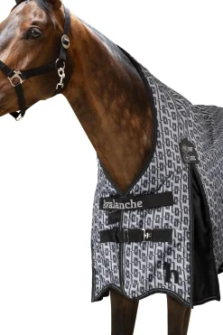 horze Avalanche 1200D utedekken, tykt, 300g Caviar