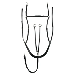 New horze Belgravia fortøy med kombinert martingal Black