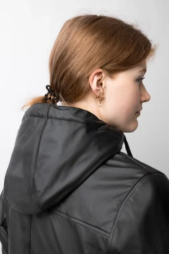 Sale horze Billie PU regnjakke med fleece, dame Black