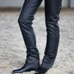 Sale horze Blake helchaps i lær Black