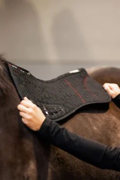 horze Cairo Infra-Red halvpad AnthraciteDarkGrey