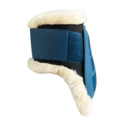 Sale horze Caliber bakbeinsbelegg med teddyfôr LegionBlue