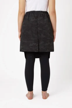 horze Camo Luminox reflekterende skjørt, dame Black/Silver