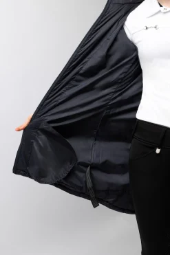 New horze Charlotte lang ridejakke, dame DarkNavy