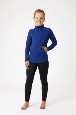 Online horze Chelsea teknisk skjorte, barn BluePrintDarkBlue