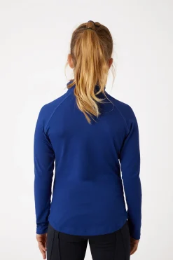 Online horze Chelsea teknisk skjorte, barn BluePrintDarkBlue