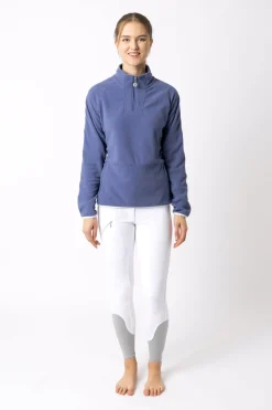 Online horze Christa ridejakke i fleece med halv glidelås, til dame VelvetMorning