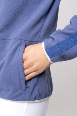 Online horze Christa ridejakke i fleece med halv glidelås, til dame VelvetMorning