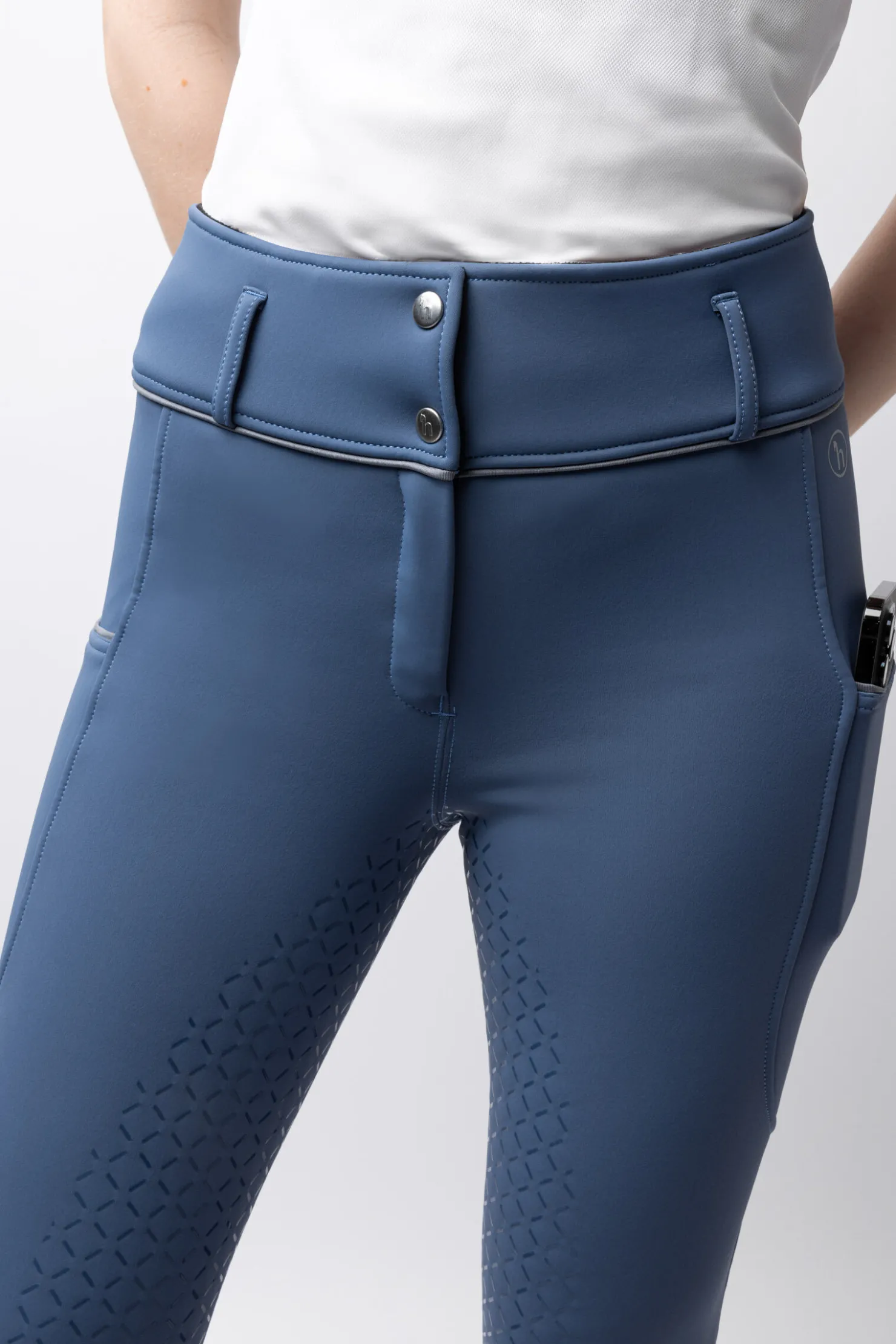 Best horze Corinne Thermo fullgrip ridebukser Vintageindigo
