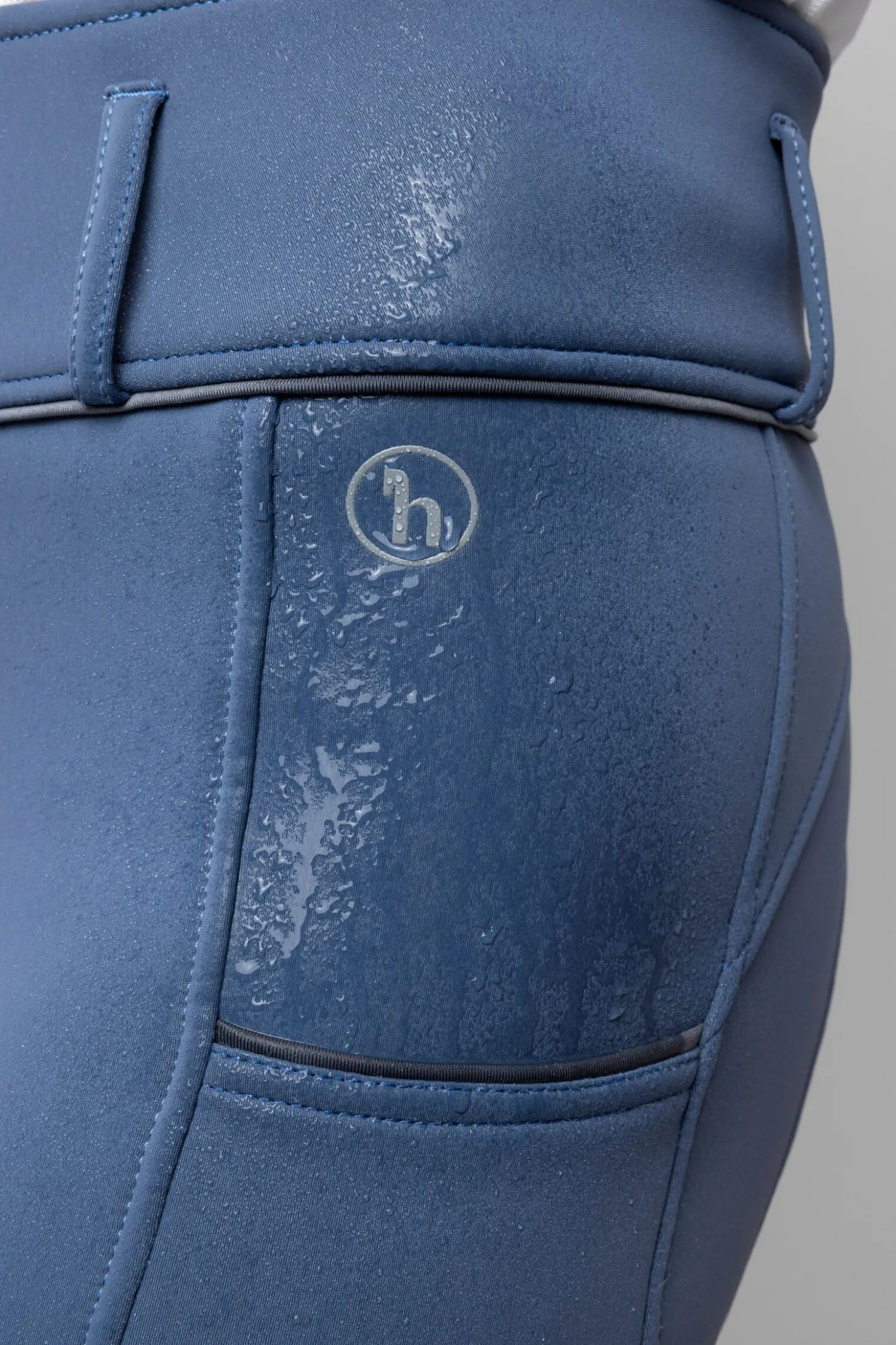 Best horze Corinne Thermo fullgrip ridebukser Vintageindigo