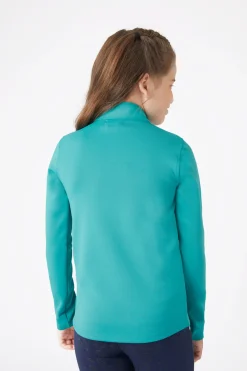 Clearance horze Cosma funksjonell langermet genser til barn GreenBlueSlate