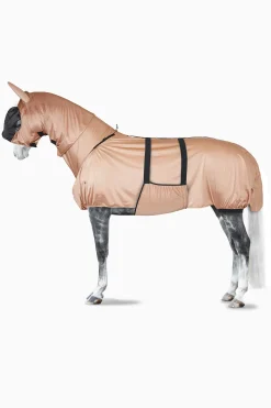 horze Cover eksem-maske LightBrown