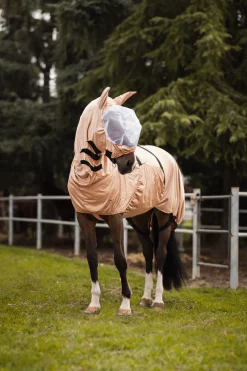 horze Cover eksem-maske LightBrown