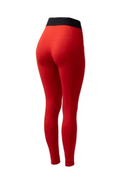 Hot horze Danika termiske ridebukser med helforsterkede fieryred