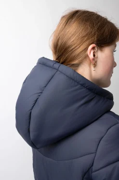 Online horze Edith lang vattert kåpe Polarblue