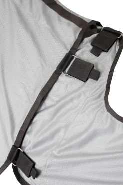 Online horze Eira flueridedekken med avtakbar hals Grey