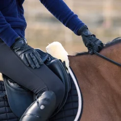 Best horze Elisabeth hansker i kunstskinn Black