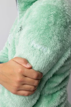 Hot horze Elsa Barne fleece-ridejakke Mistgreen