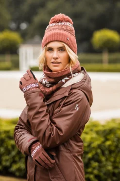 Hot horze Emily Winter ridehansker RumRaisinBrown