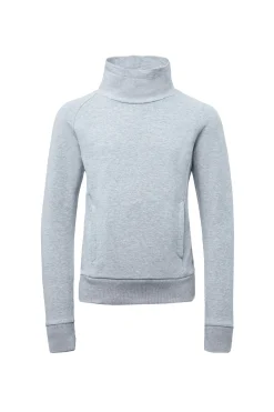 Discount horze Emmie treningsgenser i organisk bomull, barn AshGrey