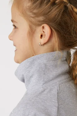 Discount horze Emmie treningsgenser i organisk bomull, barn AshGrey