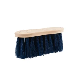 horze fast børste med trerygg, 8 cm PeacoatDarkBlue