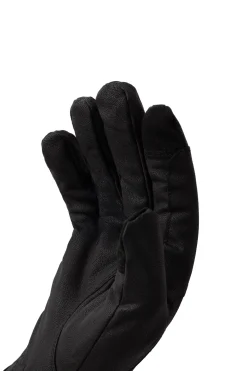 Sale horze fleecefôrede hansker i PU lær Black