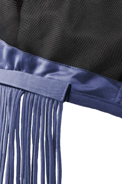 New horze fluemaske med frynset nese Velvetmorning