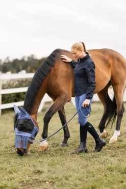 New horze fluemaske med frynset nese Velvetmorning