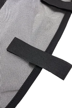 Online horze fluemaske til hodelag Black