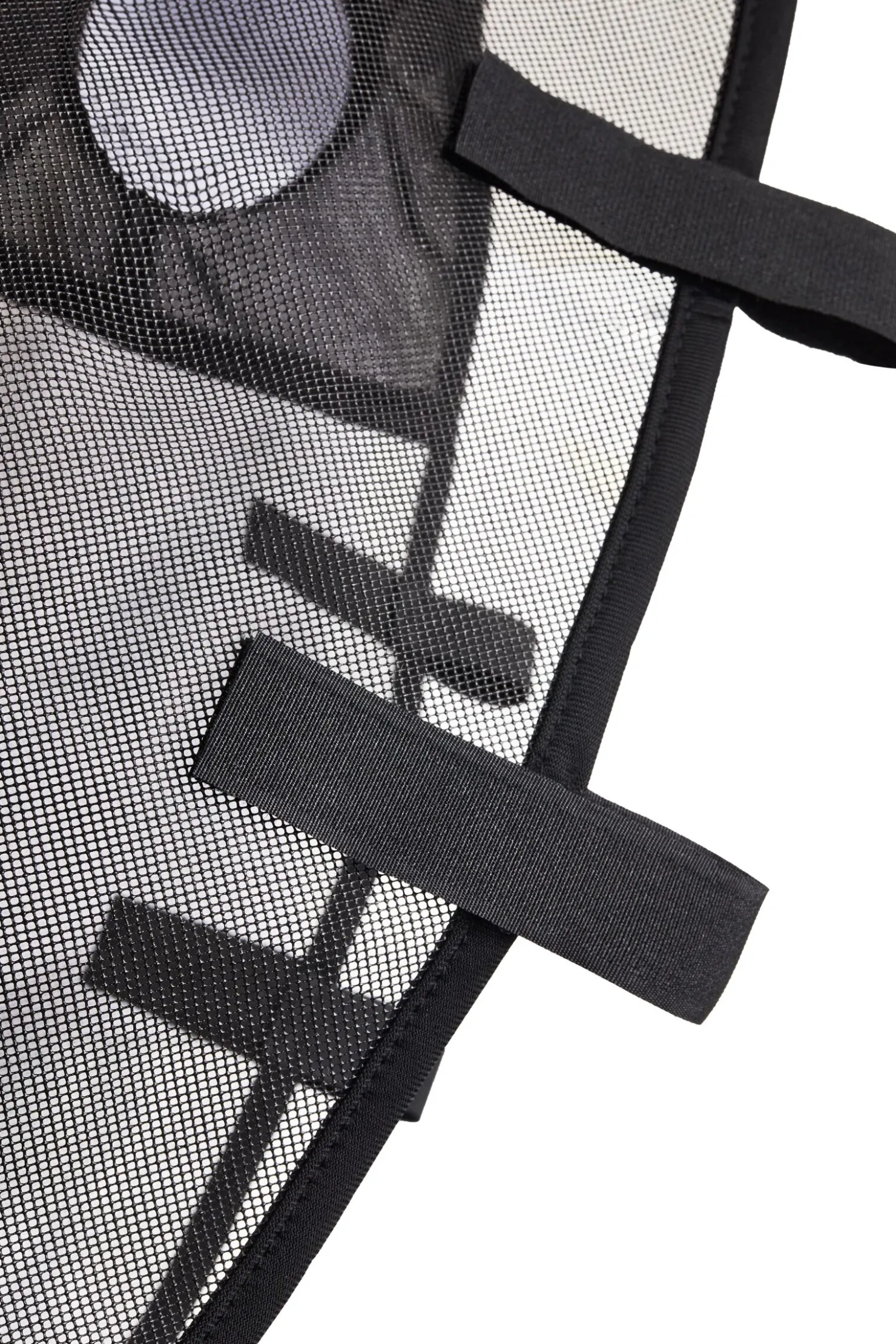 Online horze fluemaske til hodelag Black