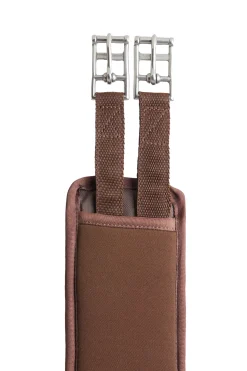 Outlet horze Frontera formet, lang dressurgjord i neopren uten strikk DemitasseBrown