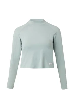 Outlet horze Gabriela crop top med UV-beskyttelse, dame AquaGrey(Green)