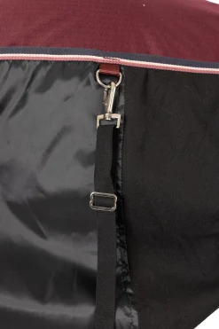 Clearance horze Glasgow utedekken med fleecefyll og reflekterende detajler Burgundybrown