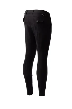 Outlet horze Grand Prix helforsterket ridebukse med silikon, herre Black