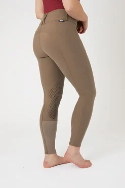 Sale horze Grand Prix II kneforsterkede ridebukser til dame IronGreyBrown