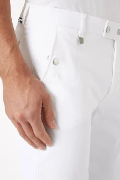 Clearance horze Grand Prix kneforsterkede ridebukser med silikon, herre WH/AB