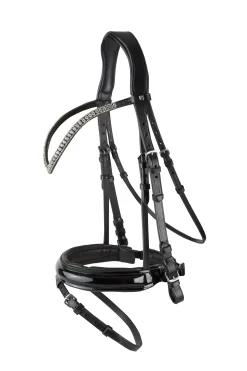 Hot horze Grayson anatomisk hodelag til trinse Black/Black